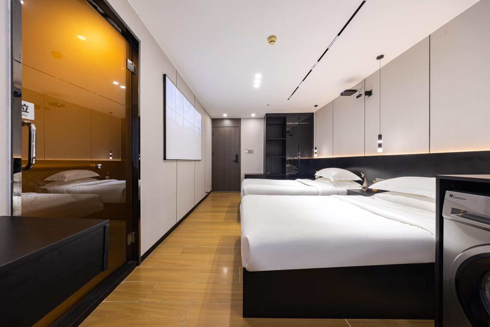 Yu Manju High-Floor Huge-Screen Audiovisual Hotel-Guangzhou Tower Zhujiang New Town Sports West Road Branch Екстериор снимка