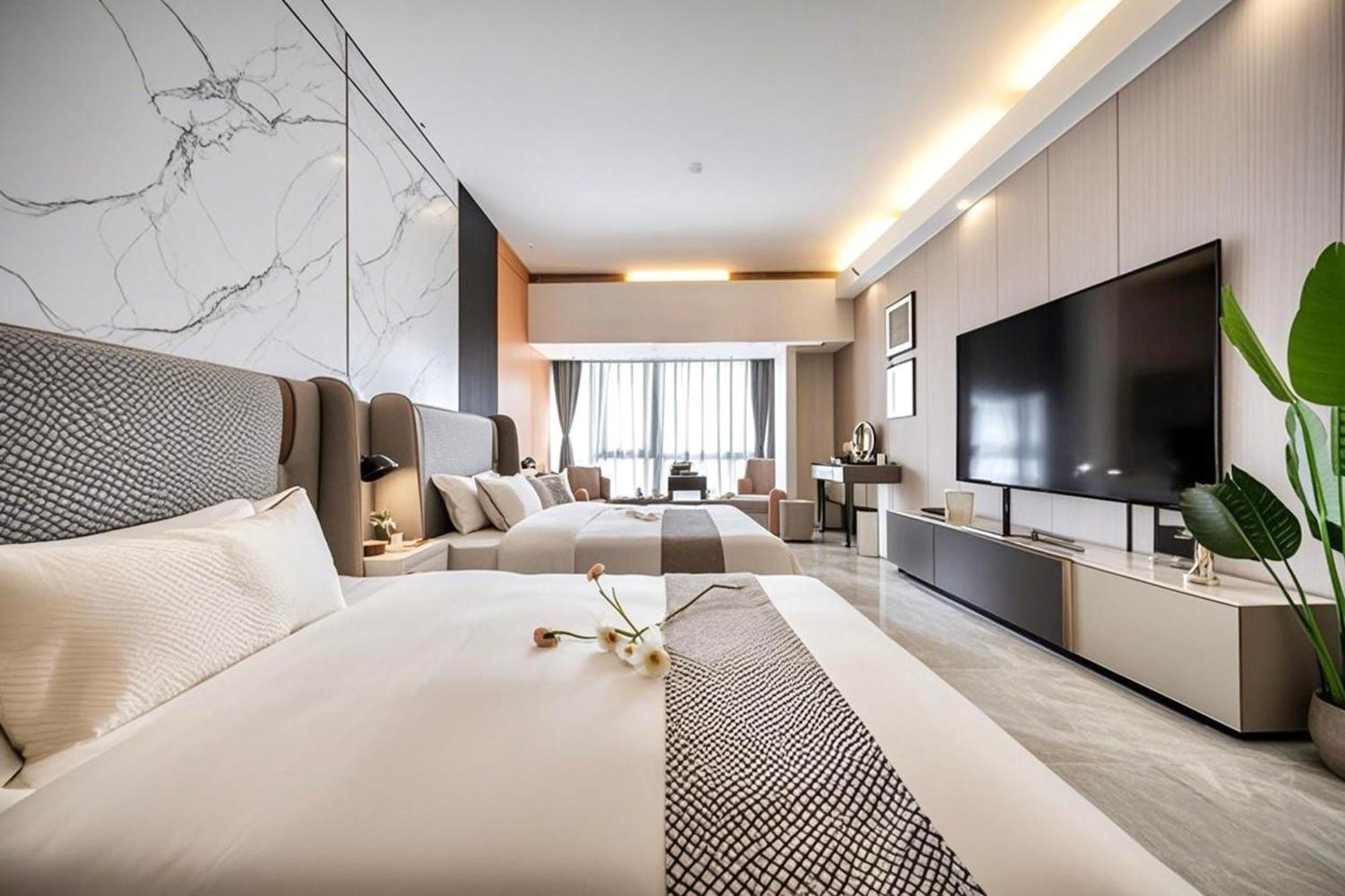 Yu Manju High-Floor Huge-Screen Audiovisual Hotel-Guangzhou Tower Zhujiang New Town Sports West Road Branch Екстериор снимка