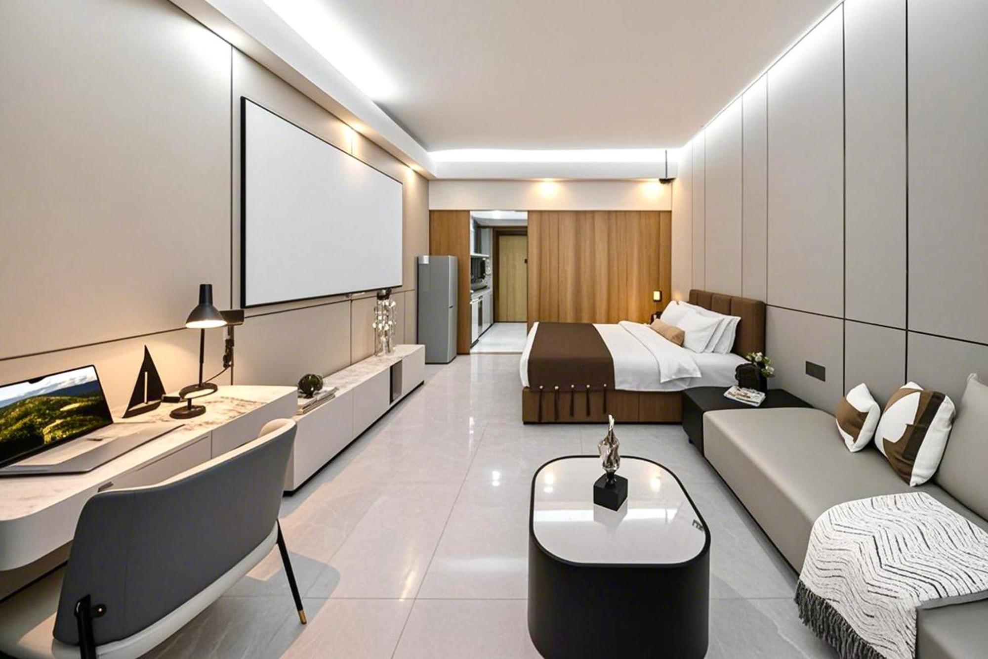 Yu Manju High-Floor Huge-Screen Audiovisual Hotel-Guangzhou Tower Zhujiang New Town Sports West Road Branch Екстериор снимка